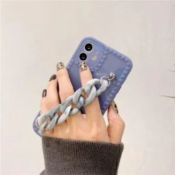 Accessories Kawaii Luxe Marble Chain IPhone Case