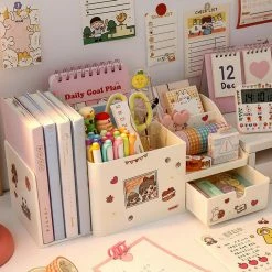 Accessories Kawaii Multifunctional Desktop Organiser Stationery 29 Accessories Kawaii Multifunctional Desktop Organiser Stationery