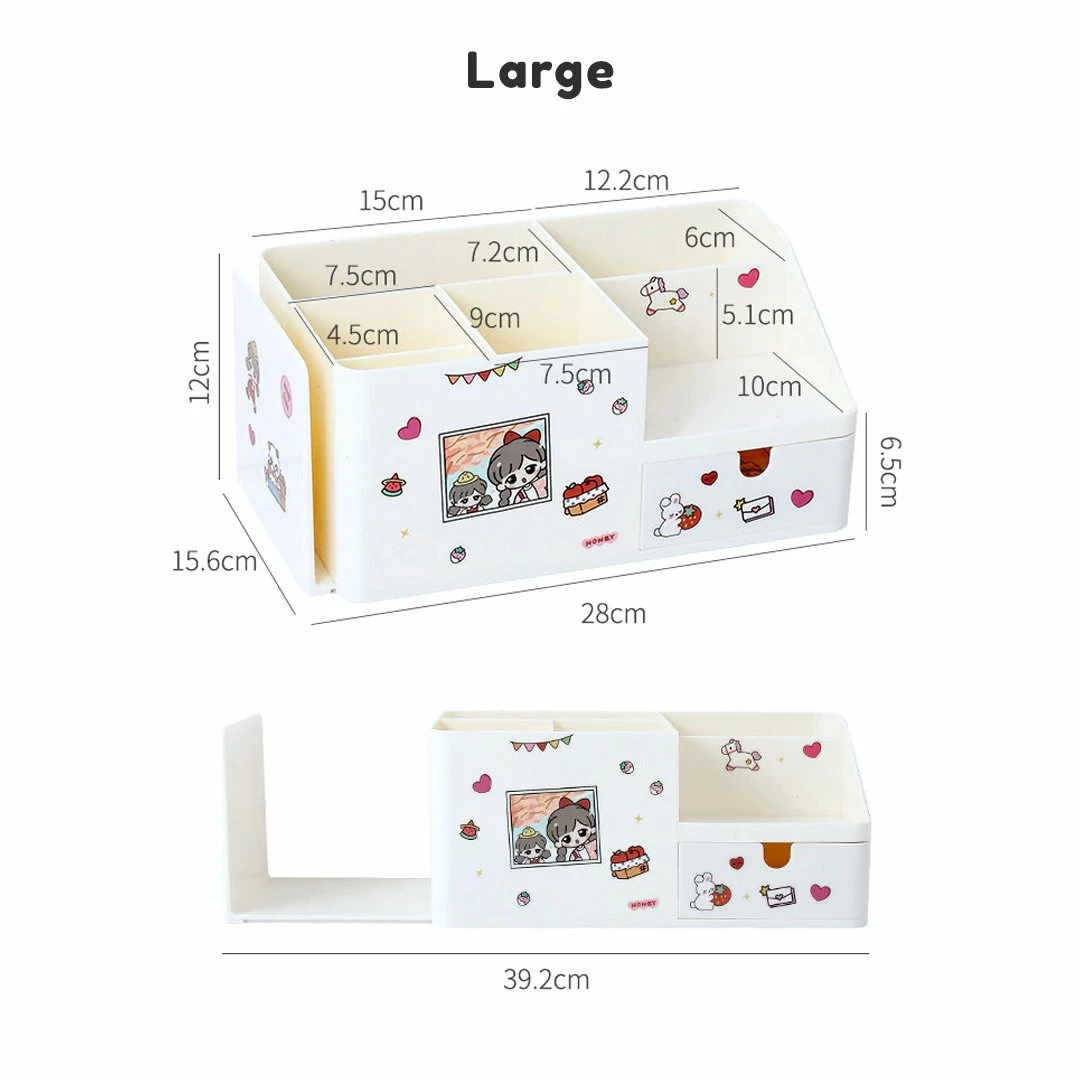 Accessories Kawaii Multifunctional Desktop Organiser Stationery 18 Accessories Kawaii Multifunctional Desktop Organiser Stationery