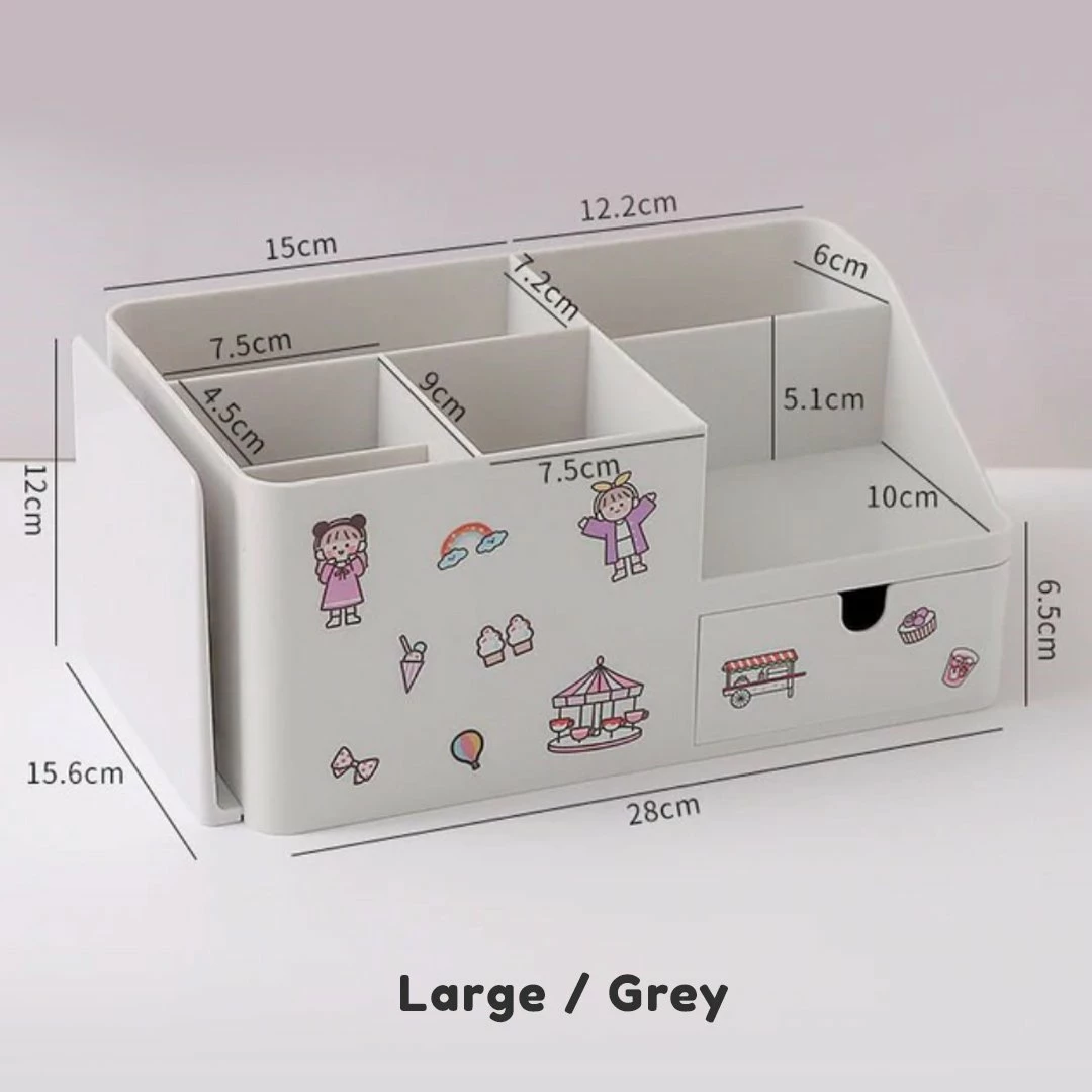 Accessories Kawaii Multifunctional Desktop Organiser Stationery 14 Accessories Kawaii Multifunctional Desktop Organiser Stationery