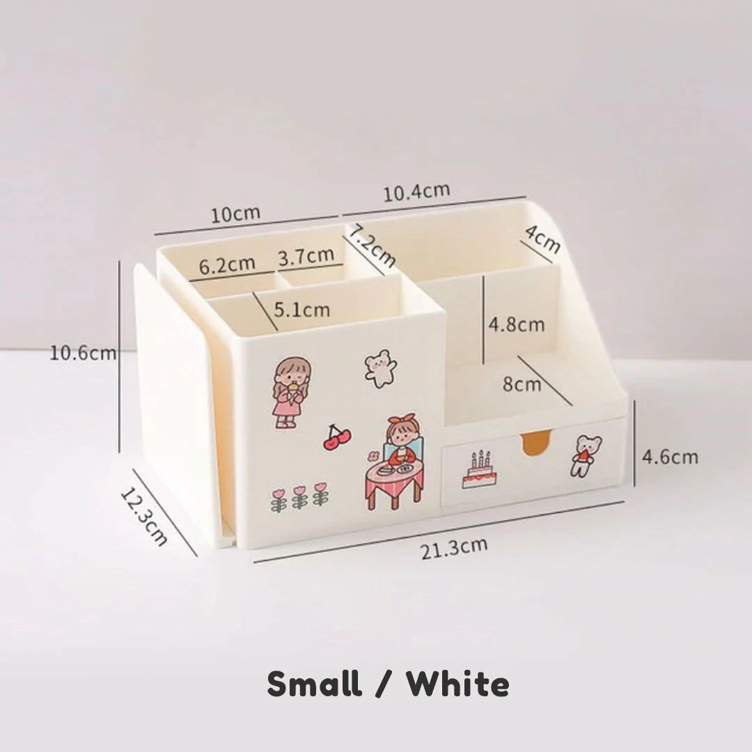Accessories Kawaii Multifunctional Desktop Organiser Stationery 17 Accessories Kawaii Multifunctional Desktop Organiser Stationery