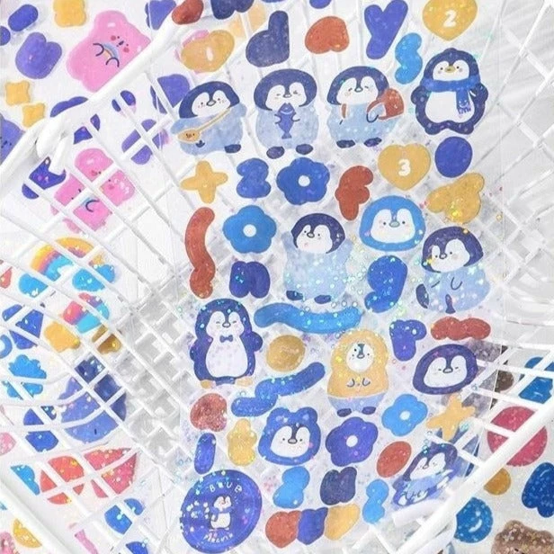 Accessories Kawaii Nature Animals Stickers Set 33 Accessories Kawaii Nature Animals Stickers Set