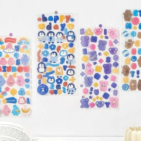 Accessories Kawaii Nature Animals Stickers Set 19 Accessories Kawaii Nature Animals Stickers Set