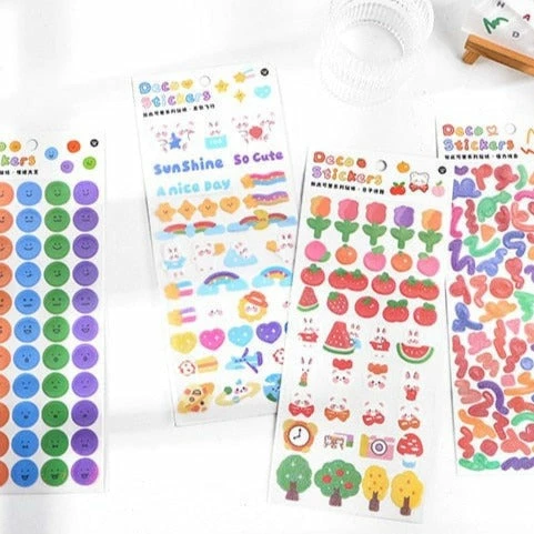Accessories Kawaii Nature Animals Stickers Set 25 Accessories Kawaii Nature Animals Stickers Set