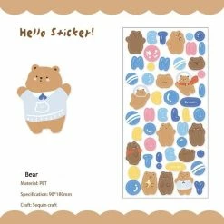 Accessories Kawaii Nature Animals Stickers Set 46 Accessories Kawaii Nature Animals Stickers Set