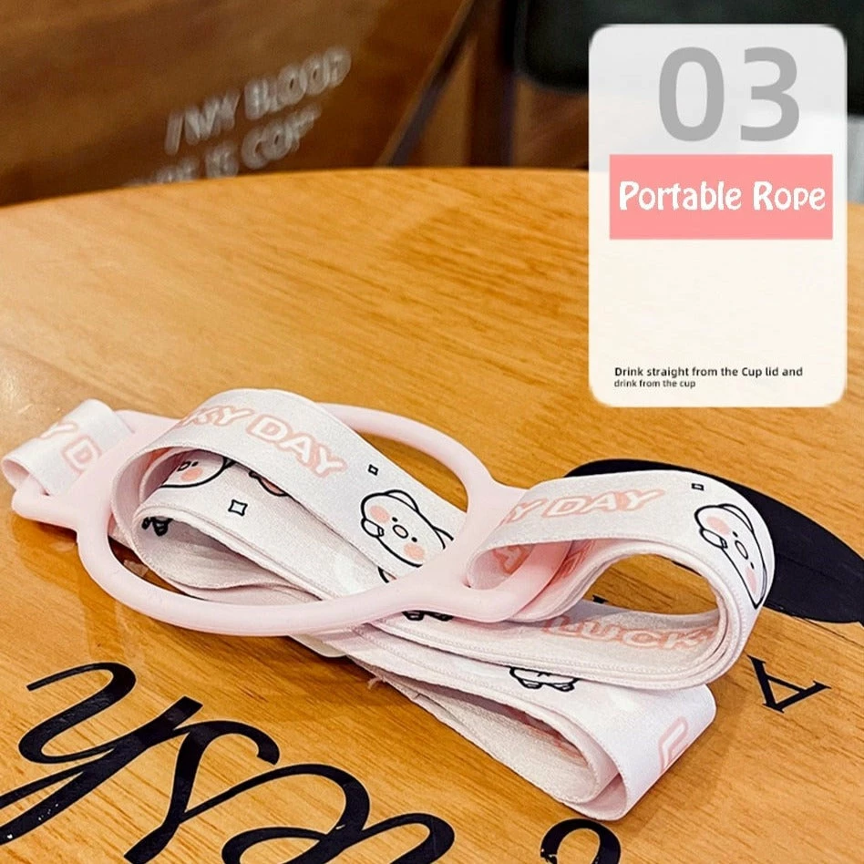 Home Decor Sea Animals Kawaii Pastel Animals Flask With Strap 18 Home Decor Sea Animals Kawaii Pastel Animals Flask With Strap