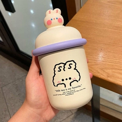 Home Decor Sea Animals Kawaii Pastel Animals Flask With Strap 5 Home Decor Sea Animals Kawaii Pastel Animals Flask With Strap