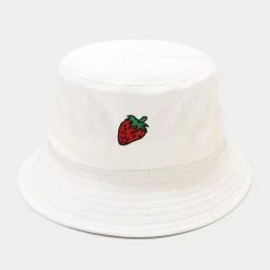 Apparel Kawaii Pastel Fruit Bucket Hat 33 Apparel Kawaii Pastel Fruit Bucket Hat