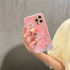 Accessories Kawaii Peach Soda Pendant Chain IPhone Case