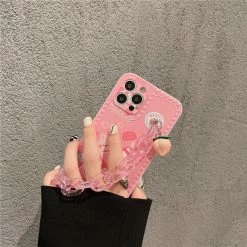 Accessories Kawaii Peach Soda Pendant Chain IPhone Case