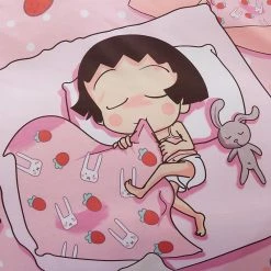 Home Decor Home & Pets Kawaii Pink Sleeping Girl Bedding Set 12 Home Decor Home & Pets Kawaii Pink Sleeping Girl Bedding Set