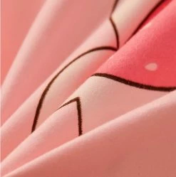 Home Decor Bedding Sets Luxury 100% Pure Cotton Kawaii Pink Strawberry Bedding Set