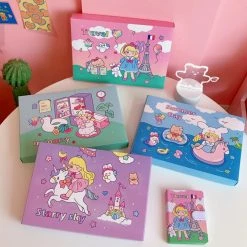 Accessories Kawaii Princess Travelling Journal Set