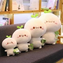 Soft Toy Kawaii Radish Family