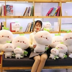 Soft Toy Kawaii Radish Family
