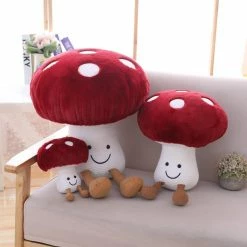 Soft Toy Plush & Toys Kawaii Red Mushroom Plush