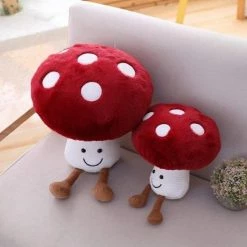 Soft Toy Plush & Toys Kawaii Red Mushroom Plush