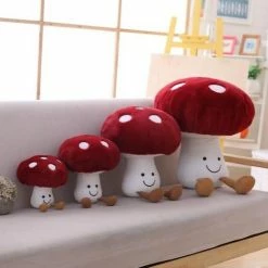 Soft Toy Plush & Toys Kawaii Red Mushroom Plush
