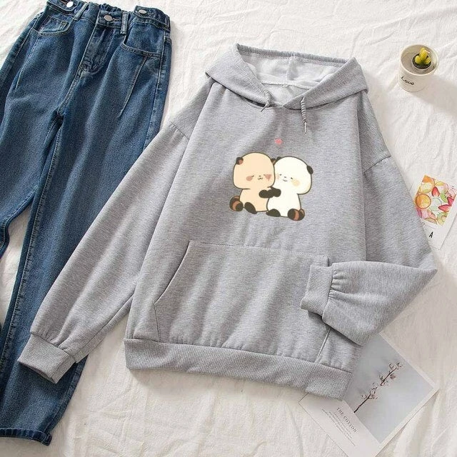 Apparel Kawaii Red Panda Couple Part-Cotton Hoodie 5 Apparel Kawaii Red Panda Couple Part-Cotton Hoodie