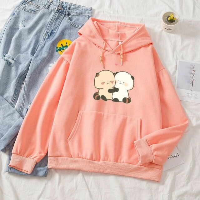 Apparel Kawaii Red Panda Couple Part-Cotton Hoodie 12 Apparel Kawaii Red Panda Couple Part-Cotton Hoodie