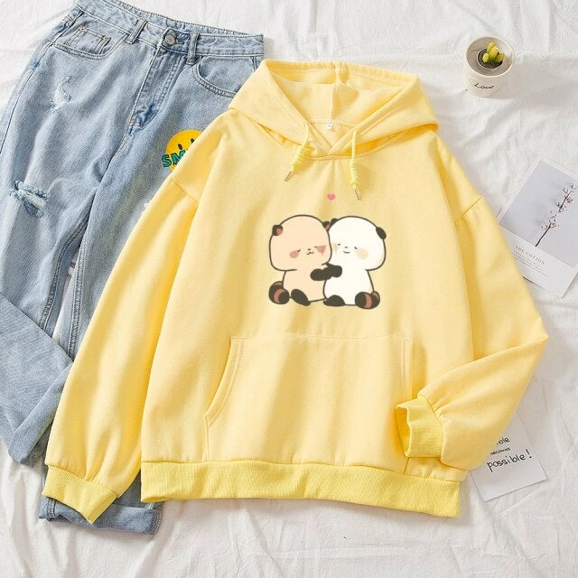 Apparel Kawaii Red Panda Couple Part-Cotton Hoodie 10 Apparel Kawaii Red Panda Couple Part-Cotton Hoodie