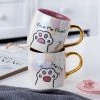 Home Decor Kawaii Scandinavian Pearl Glazed Ceramic Cat Mug