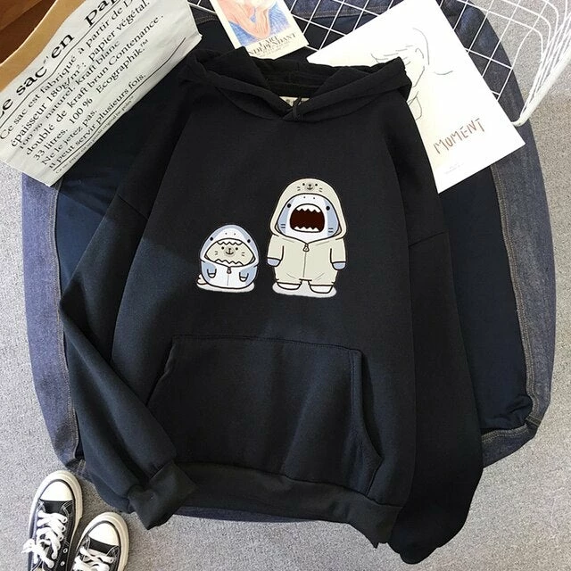 Apparel Kawaii Shark & Seal Hoodie 6 Apparel Kawaii Shark & Seal Hoodie