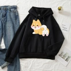 Apparel Kawaii Shiba Part-Cotton Hoodie 25 Apparel Kawaii Shiba Part-Cotton Hoodie