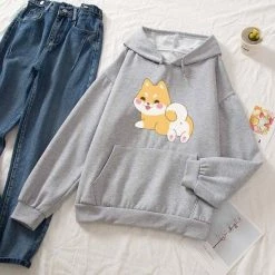 Apparel Kawaii Shiba Part-Cotton Hoodie 32 Apparel Kawaii Shiba Part-Cotton Hoodie