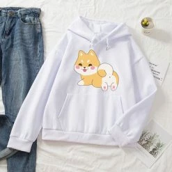 Apparel Kawaii Shiba Part-Cotton Hoodie 33 Apparel Kawaii Shiba Part-Cotton Hoodie