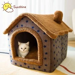 Home Decor Kawaii Soft Cat Dog House Kennel