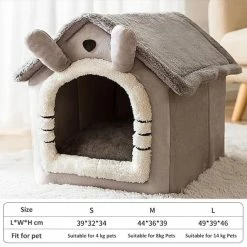 Home Decor Kawaii Soft Cat Dog House Kennel