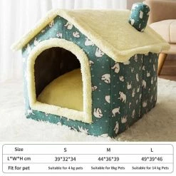 Home Decor Kawaii Soft Cat Dog House Kennel