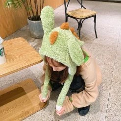 Apparel Kawaii Spiky Dinosaur Plush Hat