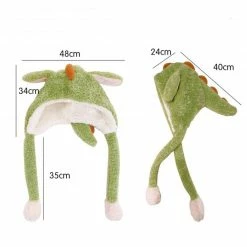 Apparel Kawaii Spiky Dinosaur Plush Hat
