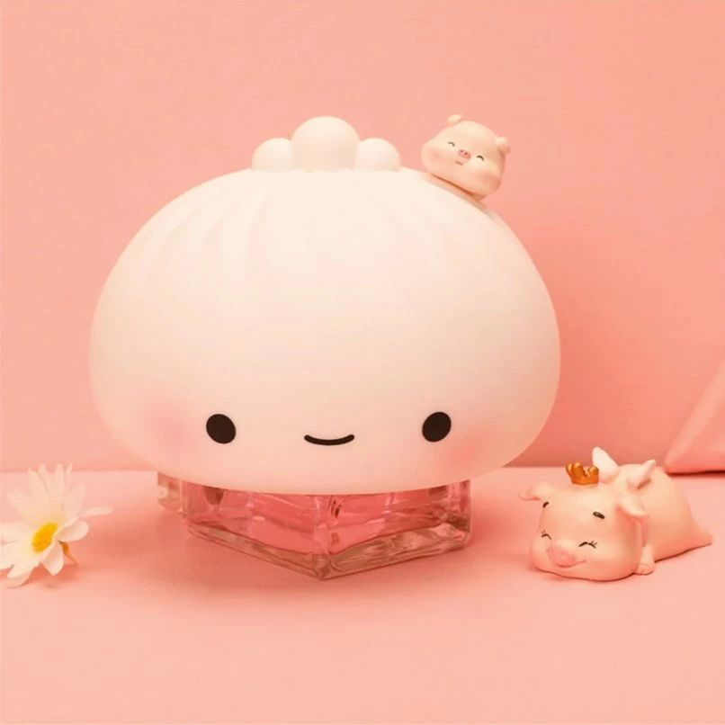 Home Decor Kawaii Steamed Bao Bun Buddy LED Night Light 7 Home Decor Kawaii Steamed Bao Bun Buddy LED Night Light