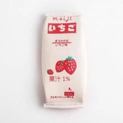Accessories Kawaii Strawberry Milk Bag Pouch Pencil Case Stationery