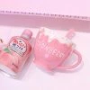 Home Decor Kawaii Strawberry Milk Mug With Spoon Home & Pets