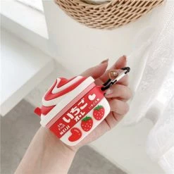Accessories Kawaii Strawberry Peach Ice Cream Airpods Case (1&2&Pro) 23 Accessories Kawaii Strawberry Peach Ice Cream Airpods Case (1&2&Pro)