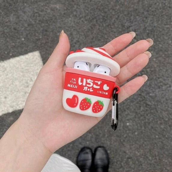 Accessories Kawaii Strawberry Peach Ice Cream Airpods Case (1&2&Pro) 9 Accessories Kawaii Strawberry Peach Ice Cream Airpods Case (1&2&Pro)