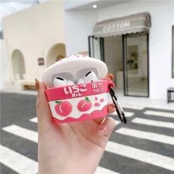 Accessories Kawaii Strawberry Peach Ice Cream Airpods Case (1&2&Pro) 22 Accessories Kawaii Strawberry Peach Ice Cream Airpods Case (1&2&Pro)