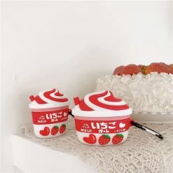 Accessories Kawaii Strawberry Peach Ice Cream Airpods Case (1&2&Pro) 21 Accessories Kawaii Strawberry Peach Ice Cream Airpods Case (1&2&Pro)