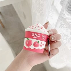 Accessories Kawaii Strawberry Peach Ice Cream Airpods Case (1&2&Pro) 16 Accessories Kawaii Strawberry Peach Ice Cream Airpods Case (1&2&Pro)
