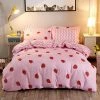 Home Decor Home & Pets Kawaii Strawberry ZigZag Bedding Set 2 Home Decor Home & Pets Kawaii Strawberry ZigZag Bedding Set