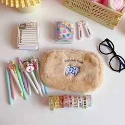 Accessories Stationery Kawaii Super Soft Dog Friends Pencil Case 24 Accessories Stationery Kawaii Super Soft Dog Friends Pencil Case