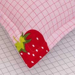 Home Decor Home & Pets Kawaii Sweet Strawberry Bedding Set