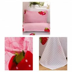 Home Decor Home & Pets Kawaii Sweet Strawberry Bedding Set