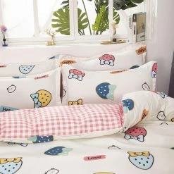 Home Decor Home & Pets Kawaii Sweet Strawberry Bedding Set