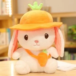 Soft Toy Kawaii White Adventure Bunny Plushies Family
