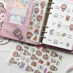 Accessories Kawaii Witty Life Friends Travelling Journal Set